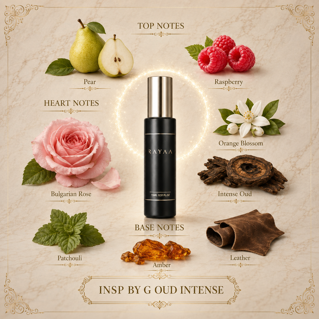 Insp. By G Oud intense 15ml Extrait Spray