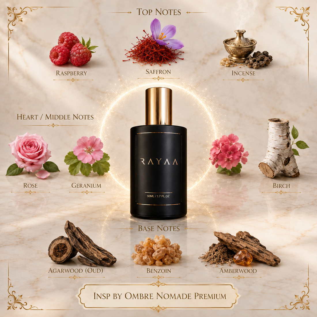 Insp. By Ombre Nomade Premium 50ml Extrait Spray