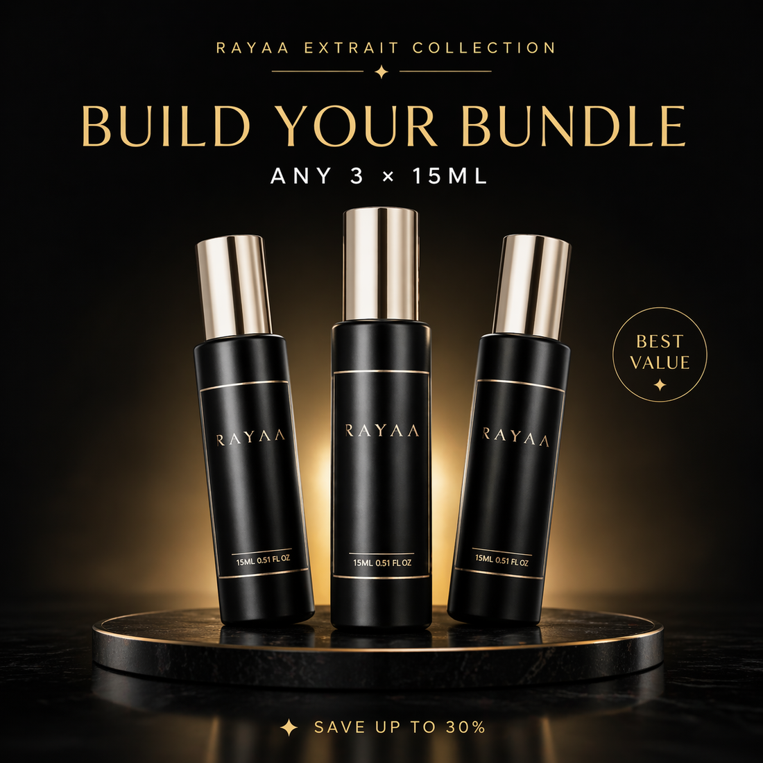 Any 3 x 15ml Premium Extrait Spray