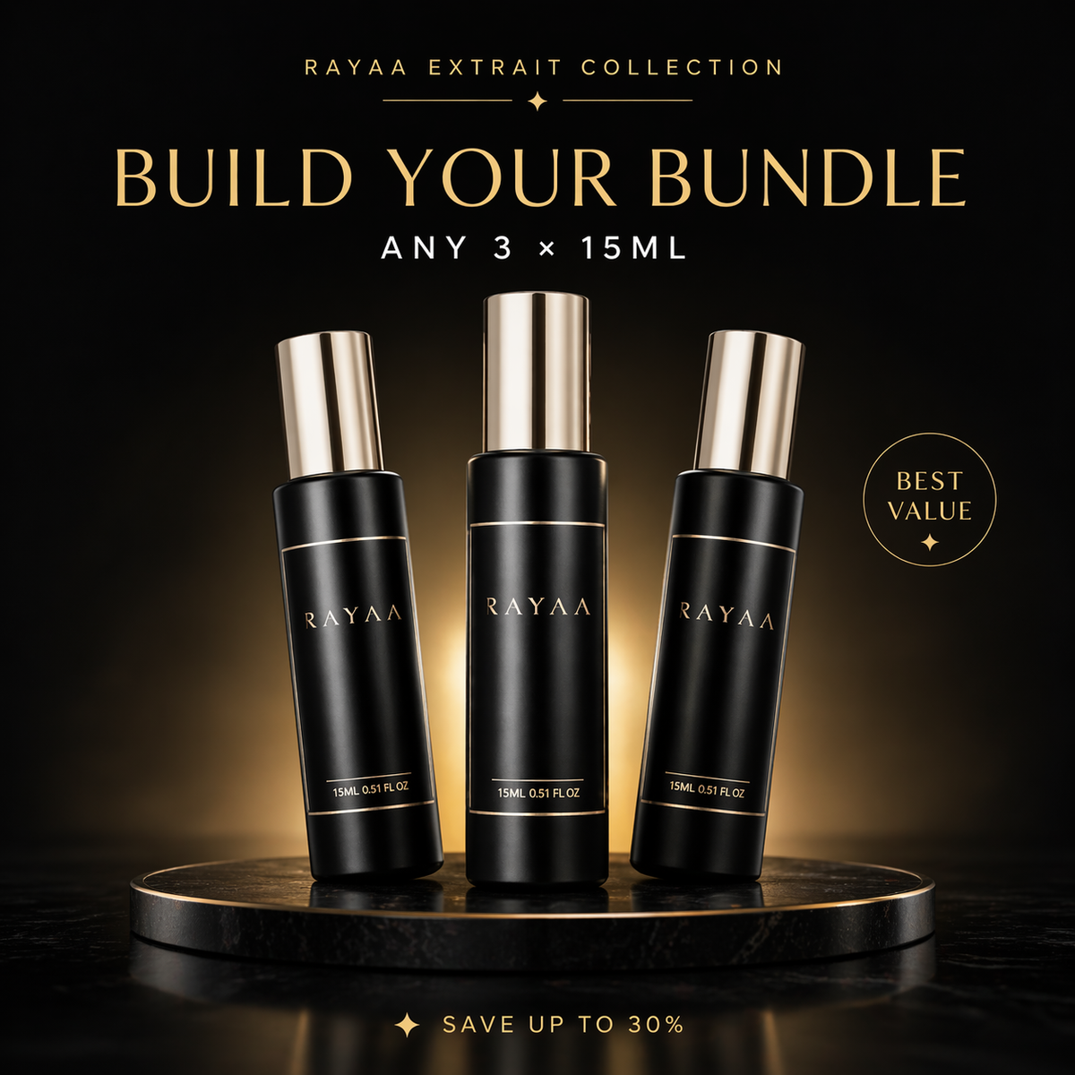 Any 3 x 15ml Premium Extrait Spray