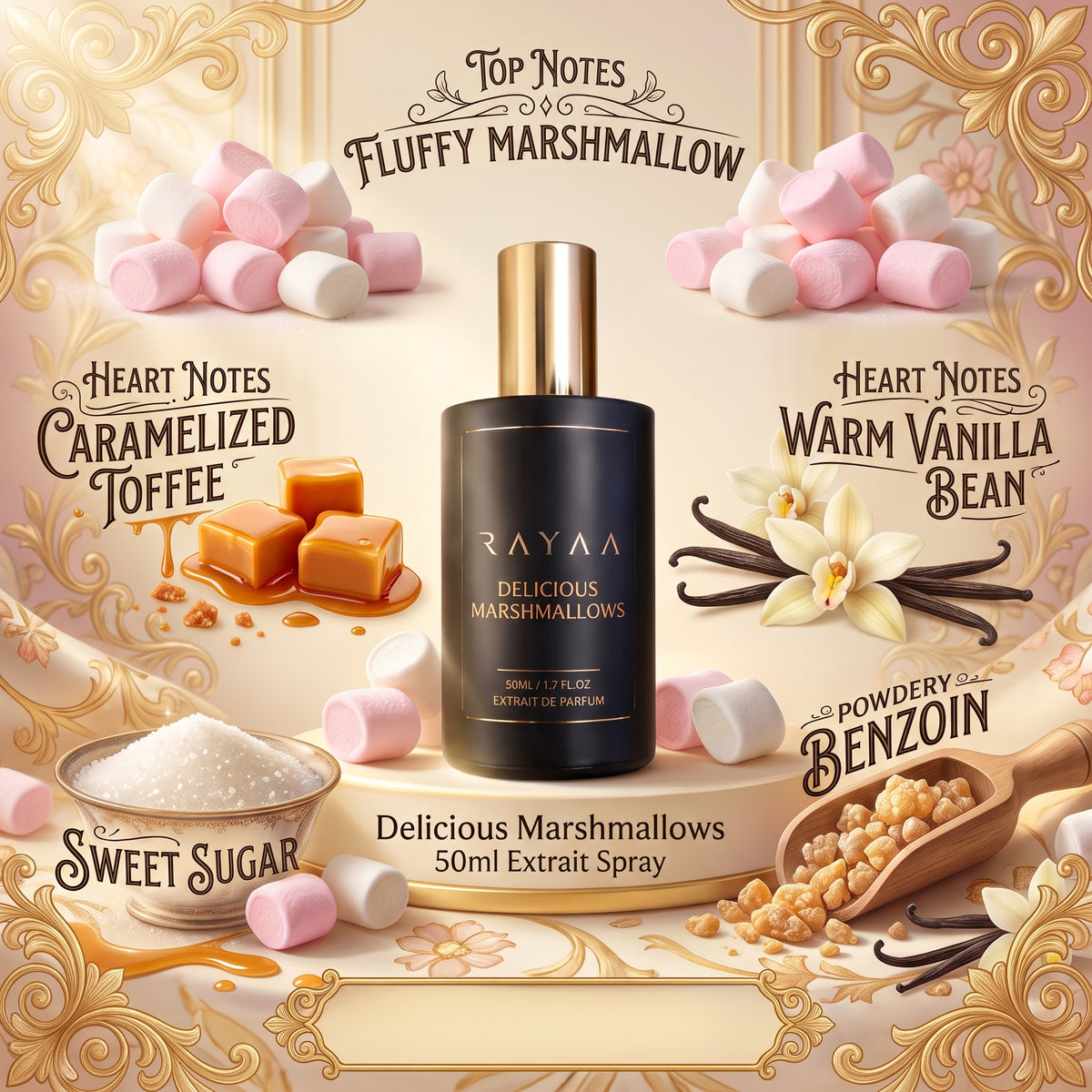 Delicious Marshmallows 50ml Extrait De Parfum