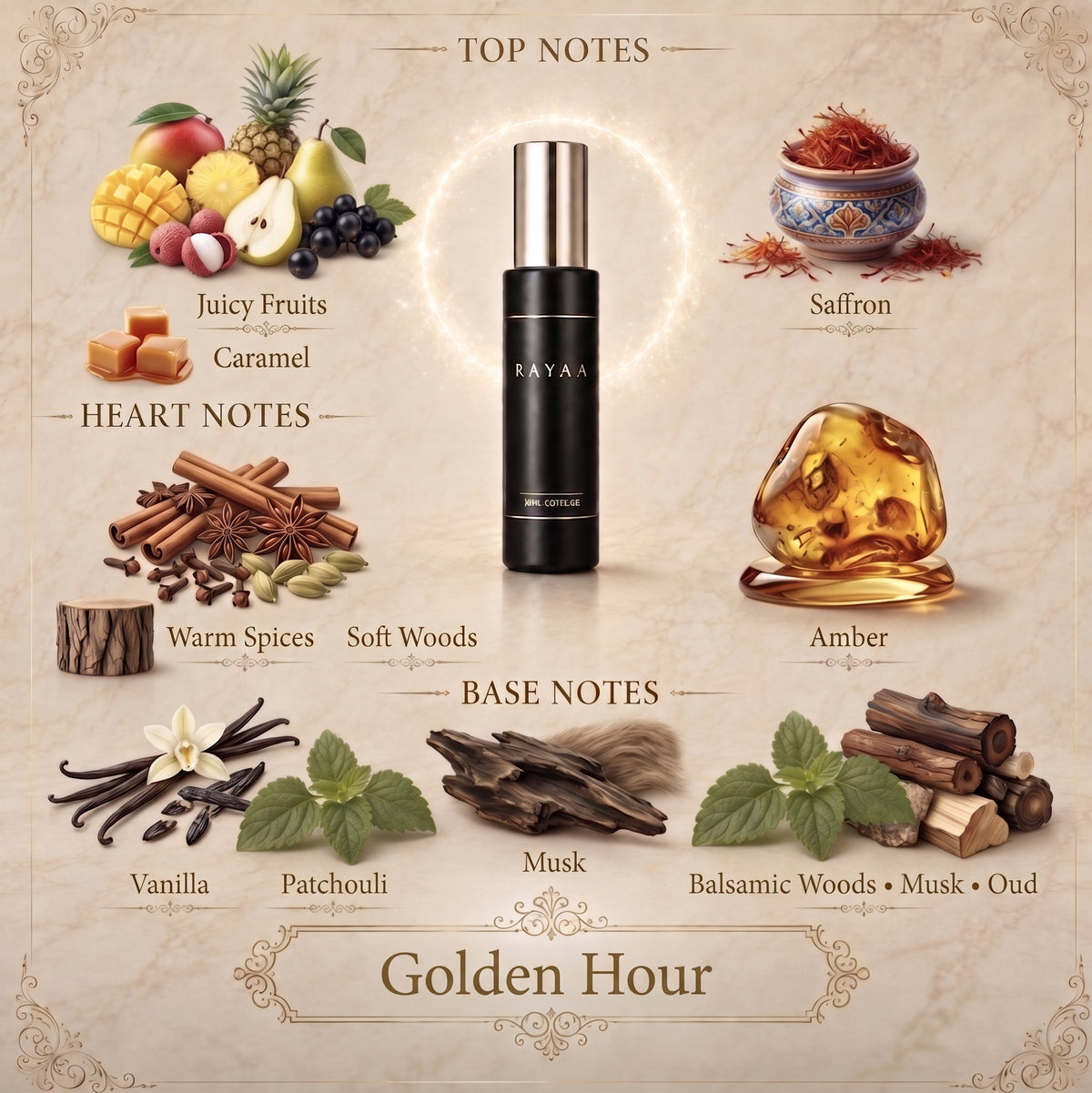Golden Hour RAYAA original 15ml Spray