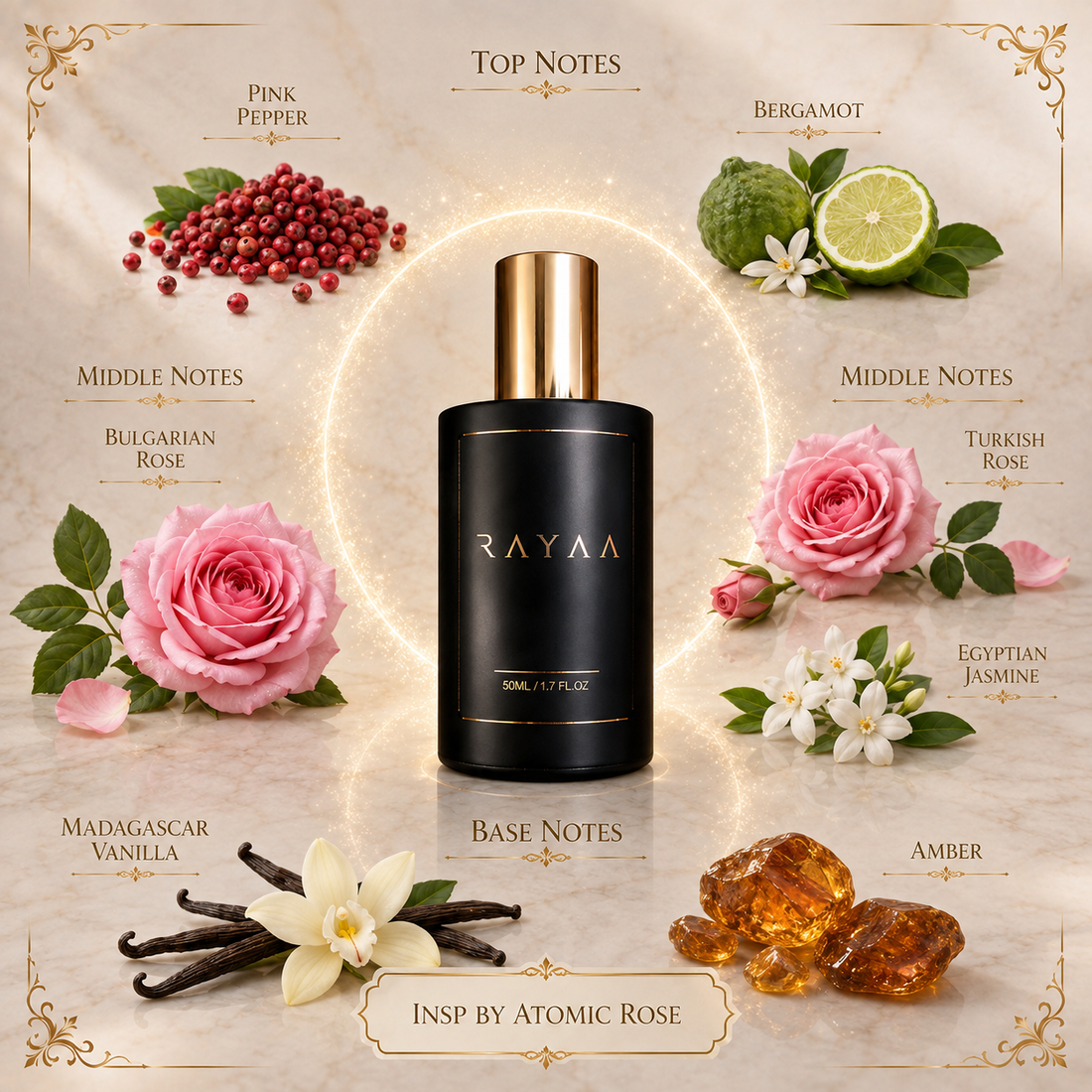 Insp By Atomic Rose 50ml Extrait Spray