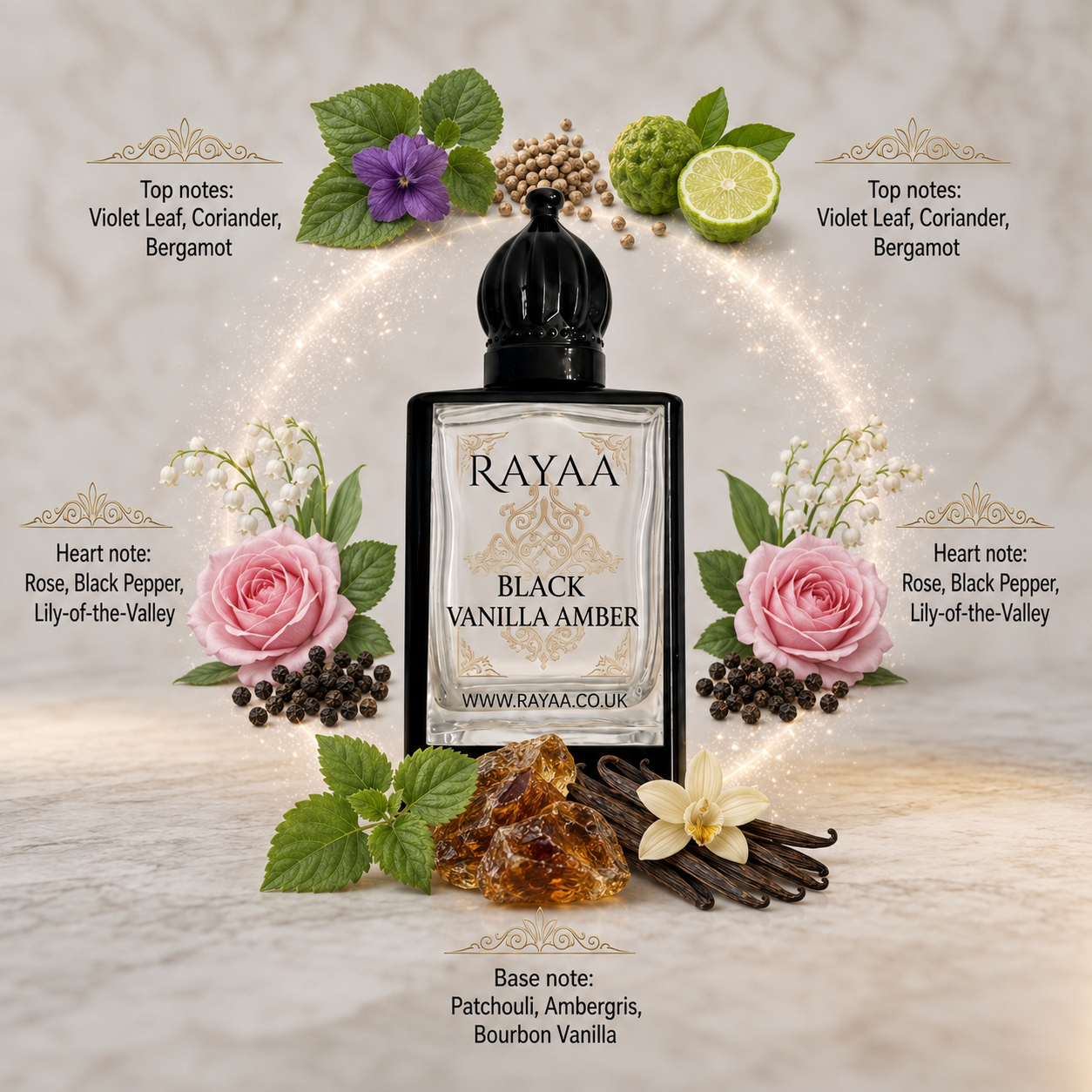 Black Vanilla Amber 15ml Oil