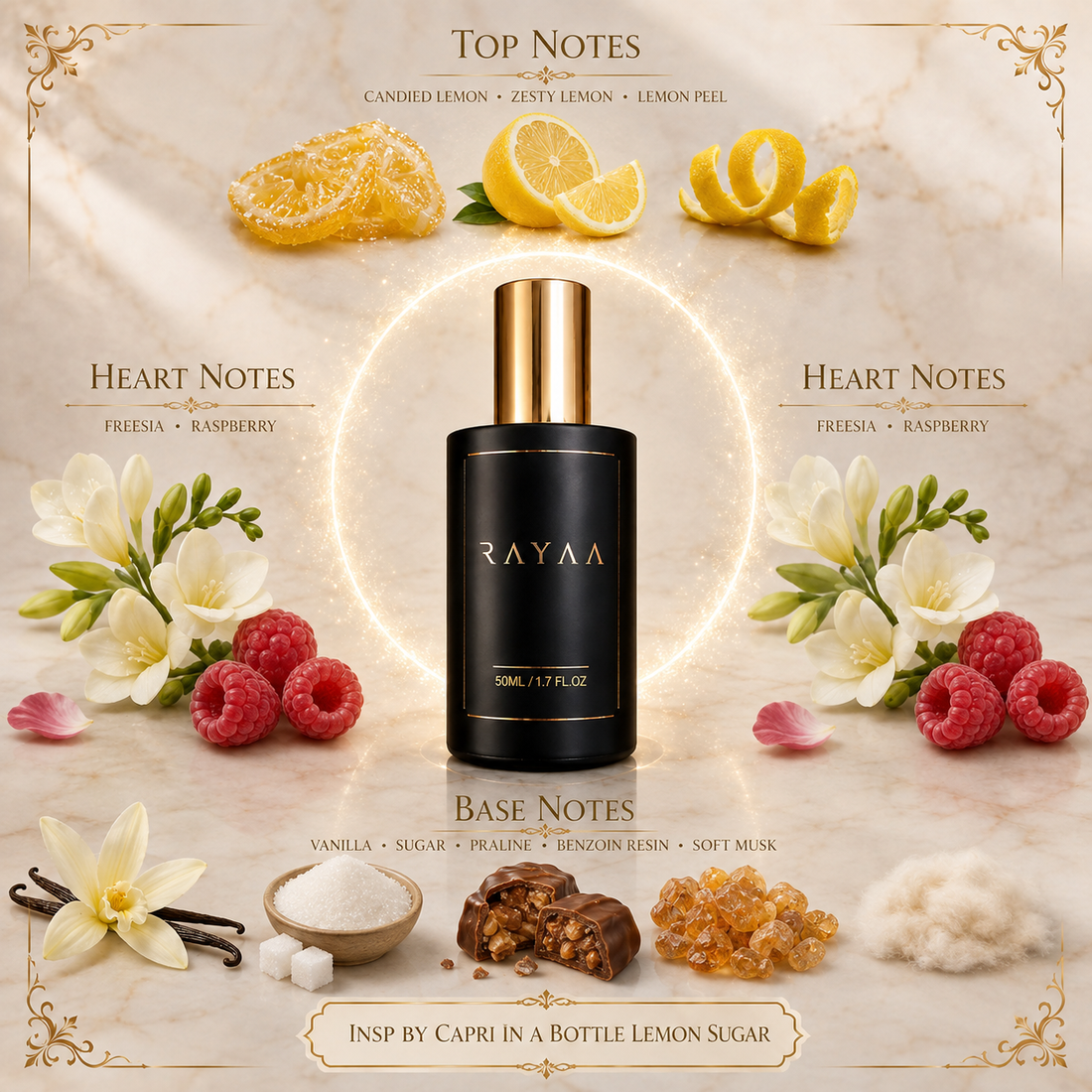 Insp. By Capri In A Bottle Lemon Sugar Extrait 50ml