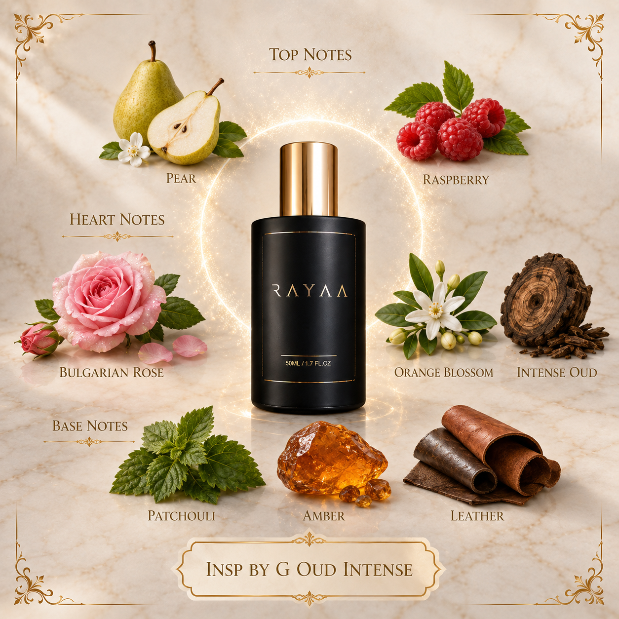 Insp. By G Oud intense 50ml Extrait Spray
