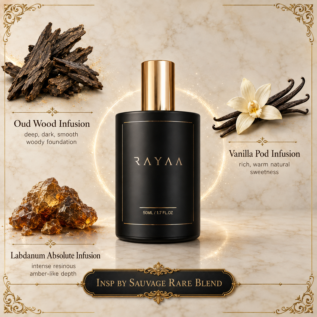 Insp By Sauvage Rare Blend 50ml Spray